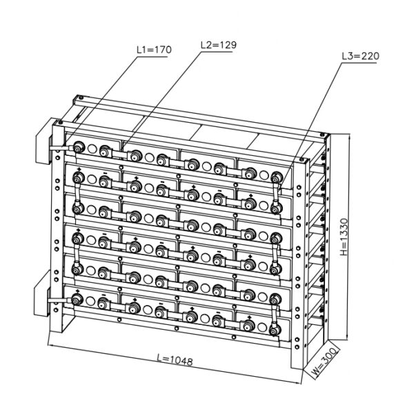 REXC 1000 Racking and Cables for 24V System - Image 6